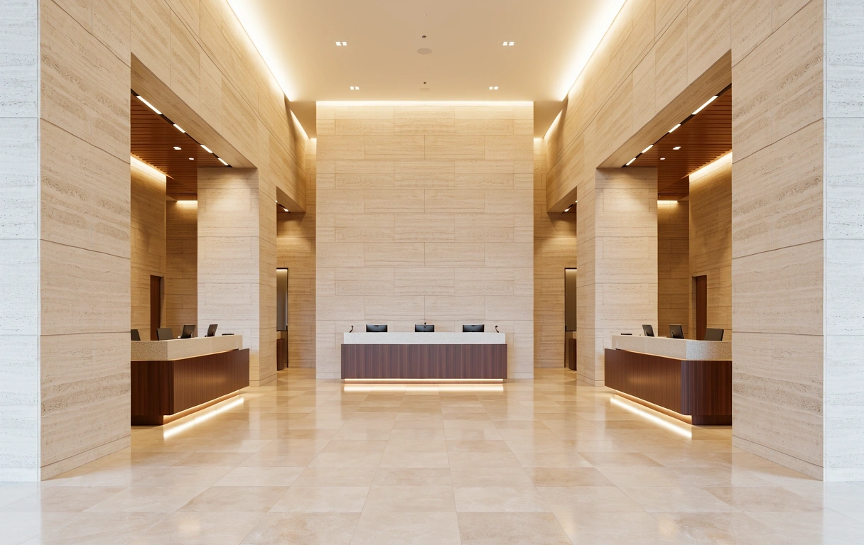 Vantage Bank interior lobby